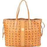 MCM Monogram Visetos Canvas Liz Reversible Large Shopper Shoulder Bag