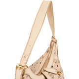 MCM Monogram Visetos Hobo Shoulder Bag
