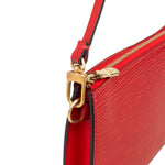 [🔄️B07 / F04] Louis Vuitton Red Epi Leather Pochette Accessoires Handbag - vintageandkickz