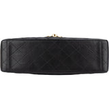 Chanel Quilted Lambskin 24 K Gold Maxi Single Flap Crossbody Bag