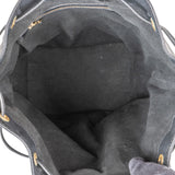 Louis Vuitton Noir Epi Leather Sac Noé Grande Shoulder Bag