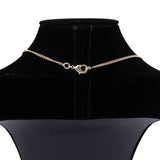 Chanel CC Mother Of Pearl Oval Pendant Necklace