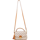 Louis Vuitton Monogram Damier Azur Canvas Croisette Crossbody Handbag