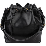 Louis Vuitton Noir Epi Leather Sac Noé Petit Shoulder Bag