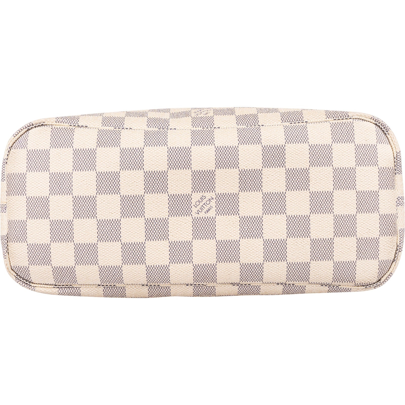 [🔄️B08 / F26] Louis Vuitton Monogram Damier Azur Canvas Neverfull MM Shoulder Bag - vintageandkickz