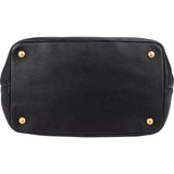 Prada Vitello Daino Leather Hobo Tote Handbag