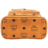 MCM Monogram Visetos Stark Studded Mini Backpack