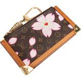 Louis Vuitton Monogram Murakami Cherry Blossom Cles Key Pouch Wallet