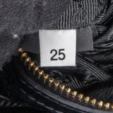 Prada Black Matelassé Nappa Leather Gaufre Shoulder Bag