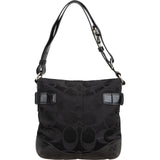 Coach Monogram Signature Buckle Tote Crossbody Bag