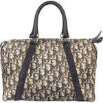 [🔄️B23 / F55] Christian Dior Monogram Trotter Canvas Boston Bag Handbag - vintageandkickz