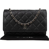 Chanel Quilted Lambskin Wallet on Chain Crossbody Bag