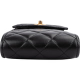 Chanel Quilted Lambskin Phone Holder Chain Crossbody Bag
