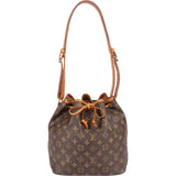Louis Vuitton Monogram Canvas Sac Noé Petit Shoulder Bag