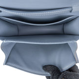 Celine Blue Grained Calfskin Classic Box Small Crossbody Bag