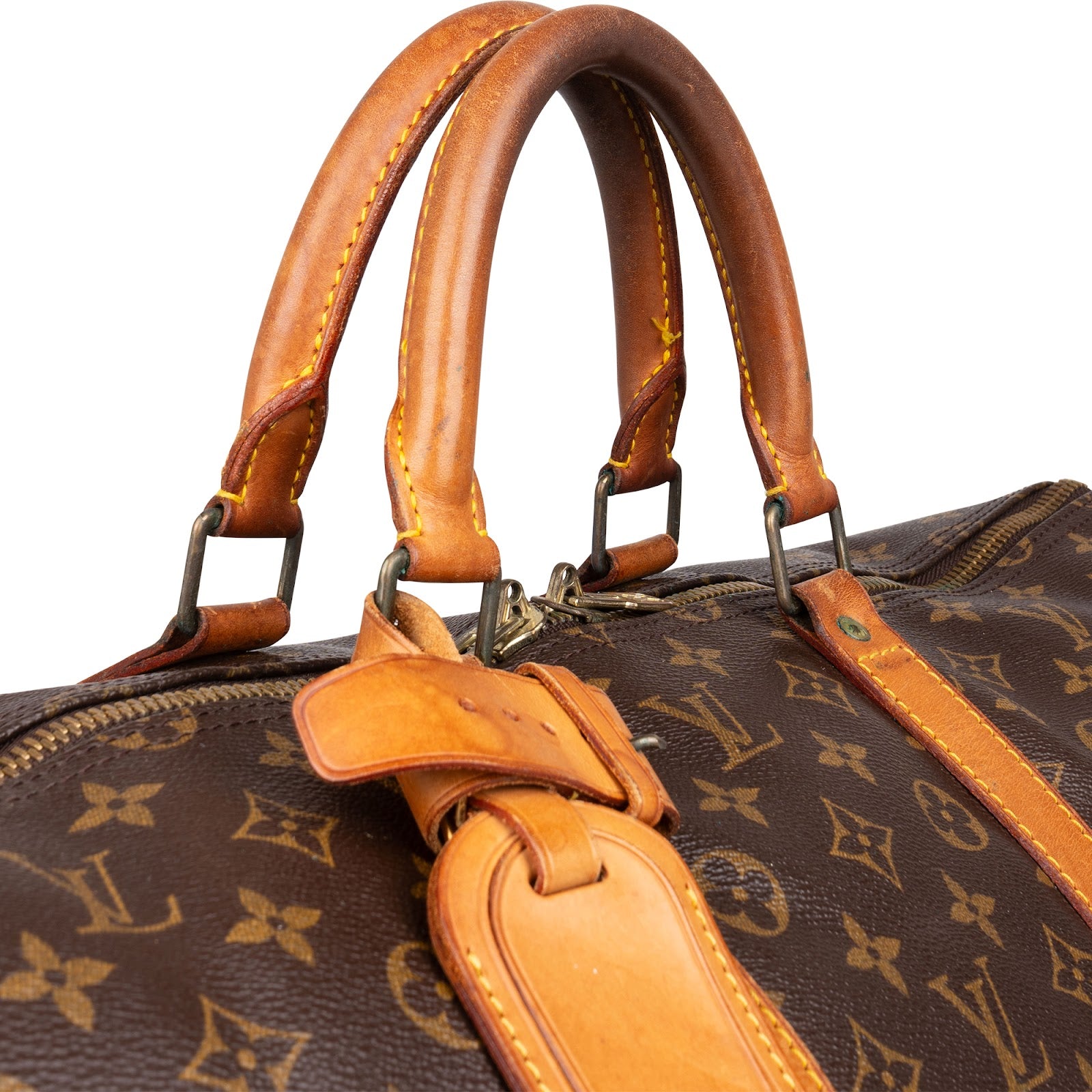 Louis Vuitton Monogram Canvas Keepall 55 Travel Bag - vintageandkickz