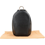 Louis Vuitton Noir Epi Leather Mabillon Backpack
