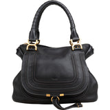 Chloé Grained Calfskin Leather Marcie Handbag