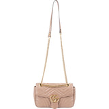 Gucci Matelassé Leather GG Marmont Crossbody Bag