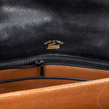 Gucci Black Leather Vintage Handbag