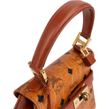 MCM Monogram Visetos Kelly Style Mini Handbag