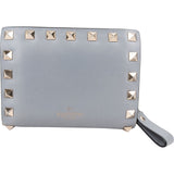 Valentino Garavani Rockstud Compact Zip Around Wallet
