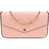 Louis Vuitton Leather Monogram Empreinte Félicie Pochette Crossbody Bag