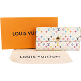 Louis Vuitton Canvas Monogram Murakami Multicolor Sarah Wallet