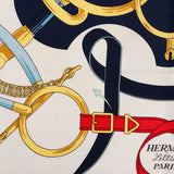 Hermès Eperon d'Or Silk Carre 90 Scarf Tuch