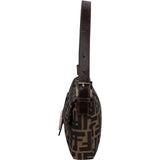 Fendi Monogram FF Zucca Baguette Shoulder Bag