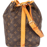 Louis Vuitton Monogram Canvas Sac Noé Petit Shoulder Bag