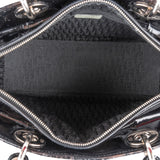 Christian Dior Quilted Patent Cannage Lady Dior Handbag