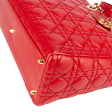 Christian Dior Quilted Leather Lady Dior Handbag - vintageandkickz