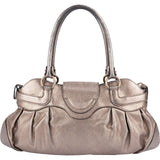 Salvatore Ferragamo Metallic Leather Marisa Gancini Handbag