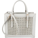 Balenciaga Woven Leather Classic City Square Tote Handbag