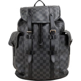 Louis Vuitton Monogram Damier Graphite Christopher Backpack