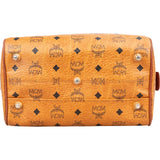 MCM Monogram Visetos Boston Handbag