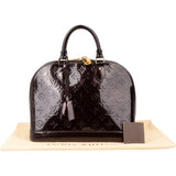 Louis Vuitton Monogram Vernis Leather Alma PM Handbag
