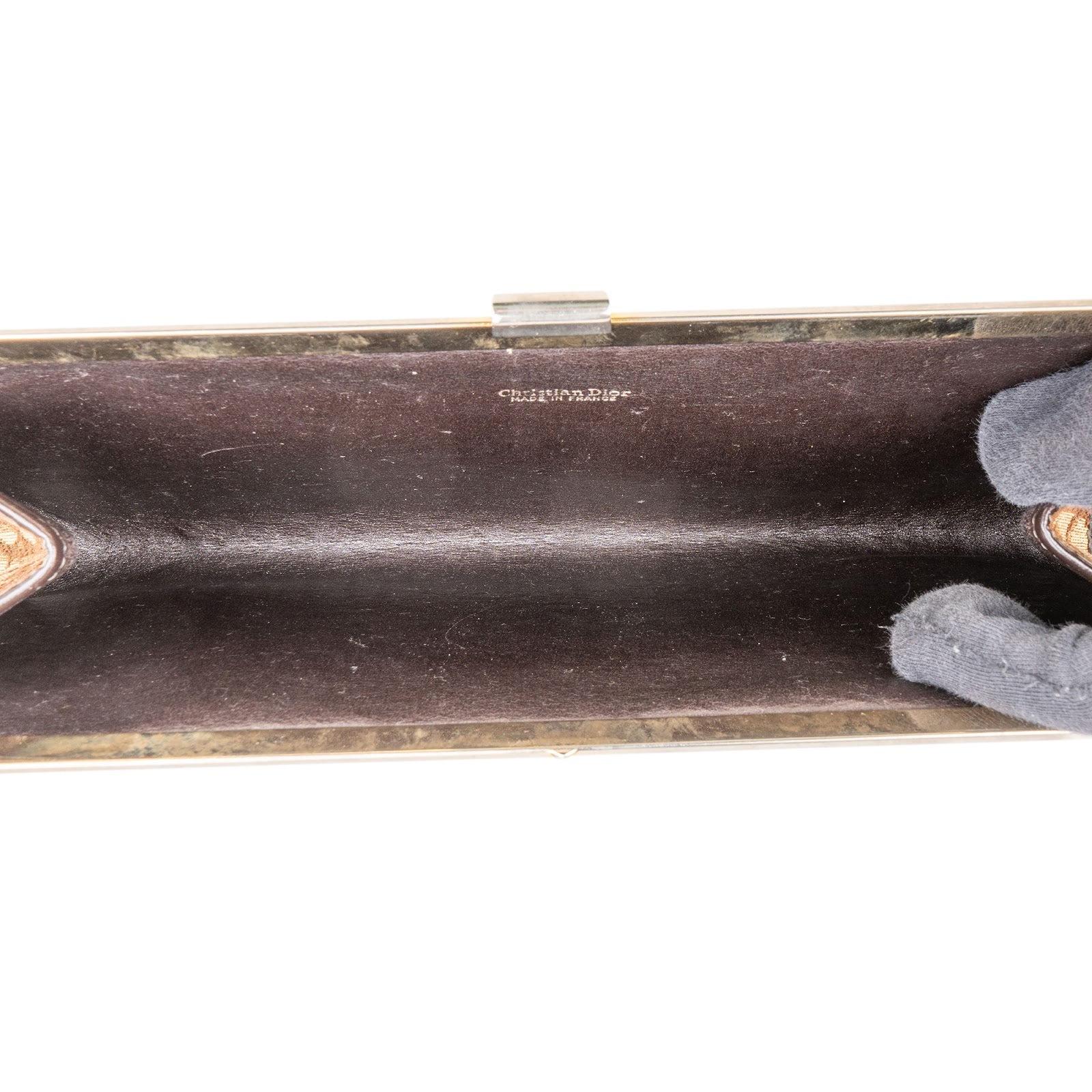 Christian Dior Trotter Monogram Vintage Clutch - vintageandkickz