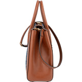 Gucci Monogram GG Denim Jackie 1961 Tote Crossbody Handbag