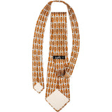 Hermès Mors et Gourmettes Print Silk Tie Krawatte