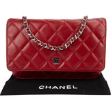 Chanel Quilted Lambskin Wallet on Chain Crossbody Bag