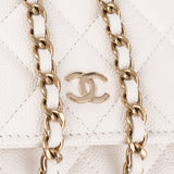 Chanel Quilted Caviar Leather Wallet On Chain Crossbody Bag