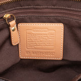 Coach Monogram Signature Canvas Hampton Flap Handbag