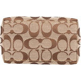 Coach Monogram Signature Canvas Demi Pouch Handbag