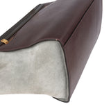 Céline Leather and Suede Trapeze Handbag