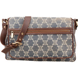 Celine Monogram Macadam Denim Messenger Crossbody Bag