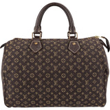 Louis Vuitton Monogram Mini Lin Speedy 30 Handbag