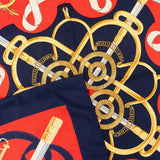 Hermès Eperon d'Or Silk 90 Scarf Tuch