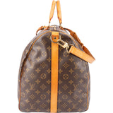Louis Vuitton Monogram Canvas Keepall 60 Bandoulière Travel Bag